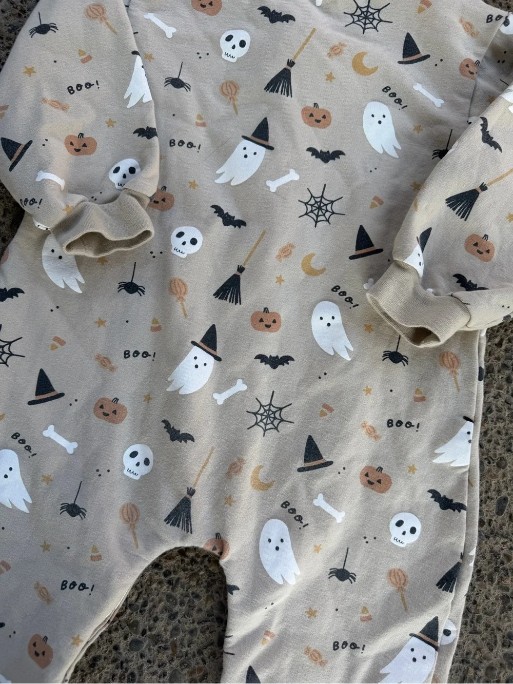 Quincy Mae Toddler Relaxed Fleece Jumpsuit Halloween Things 18-24 Months